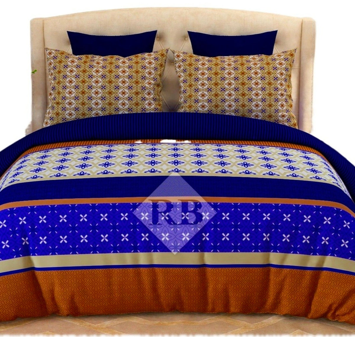 Cotton 3piece bedsheet